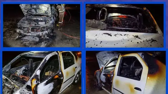 خودرو تندر ۹۰ در آتش سوخت / در خرمشهر رخ داد + عکس