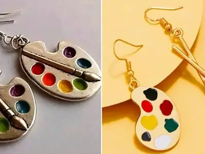 اکسسوری‌ های شیک نقاشان؛ 15 مدل زیورآلات هنری برای عاشقان هنر