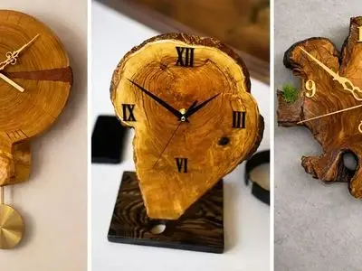 جدیدترین ساعت های دیواری چوبی برای آشپزخانه های مدرن