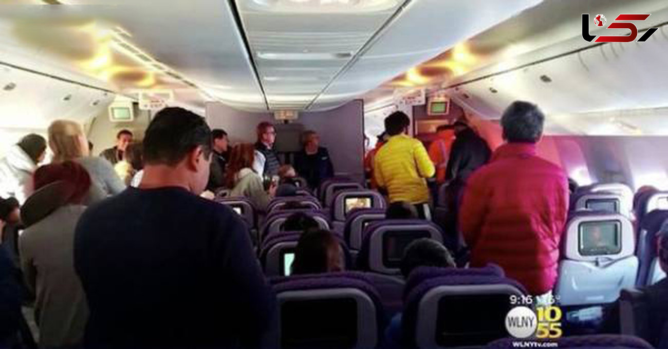 یخ زدن مسافران حبس شده در هواپیمای بوئینگ 777 +عکس
