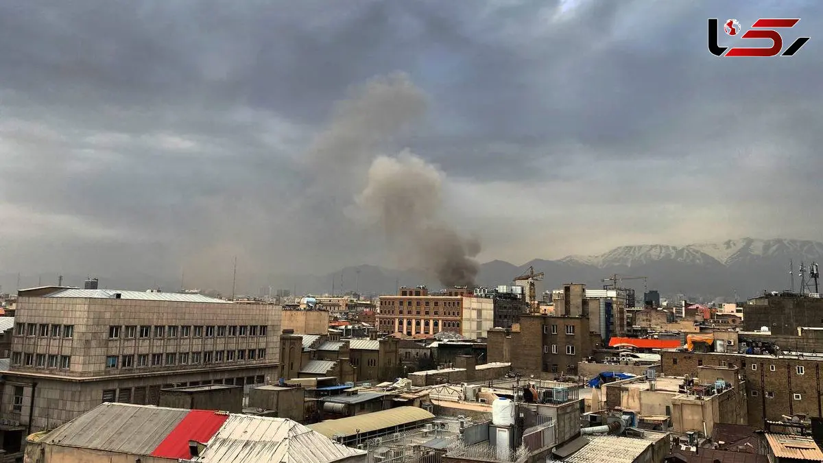 هم‌اکنون: فیلم و عکس  از آتش‌سوزی بزرگ در لاله‌زار تهران