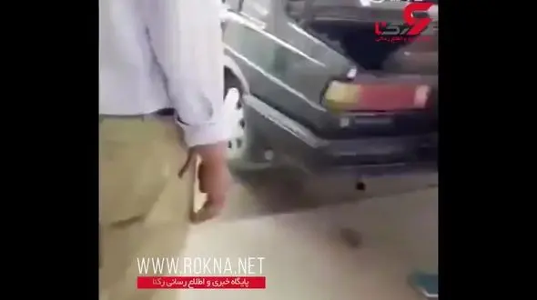 کتک کاری زوج جوان برای زندانی کردن زن در صندوق عقب خودرو + فیلم