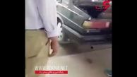 کتک کاری زوج جوان برای زندانی کردن زن در صندوق عقب خودرو + فیلم