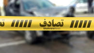 فیلم دلخراش از مرگ دختر 7 ساله در تصادف اتوبوس با چند خودرو در اسلامشهر