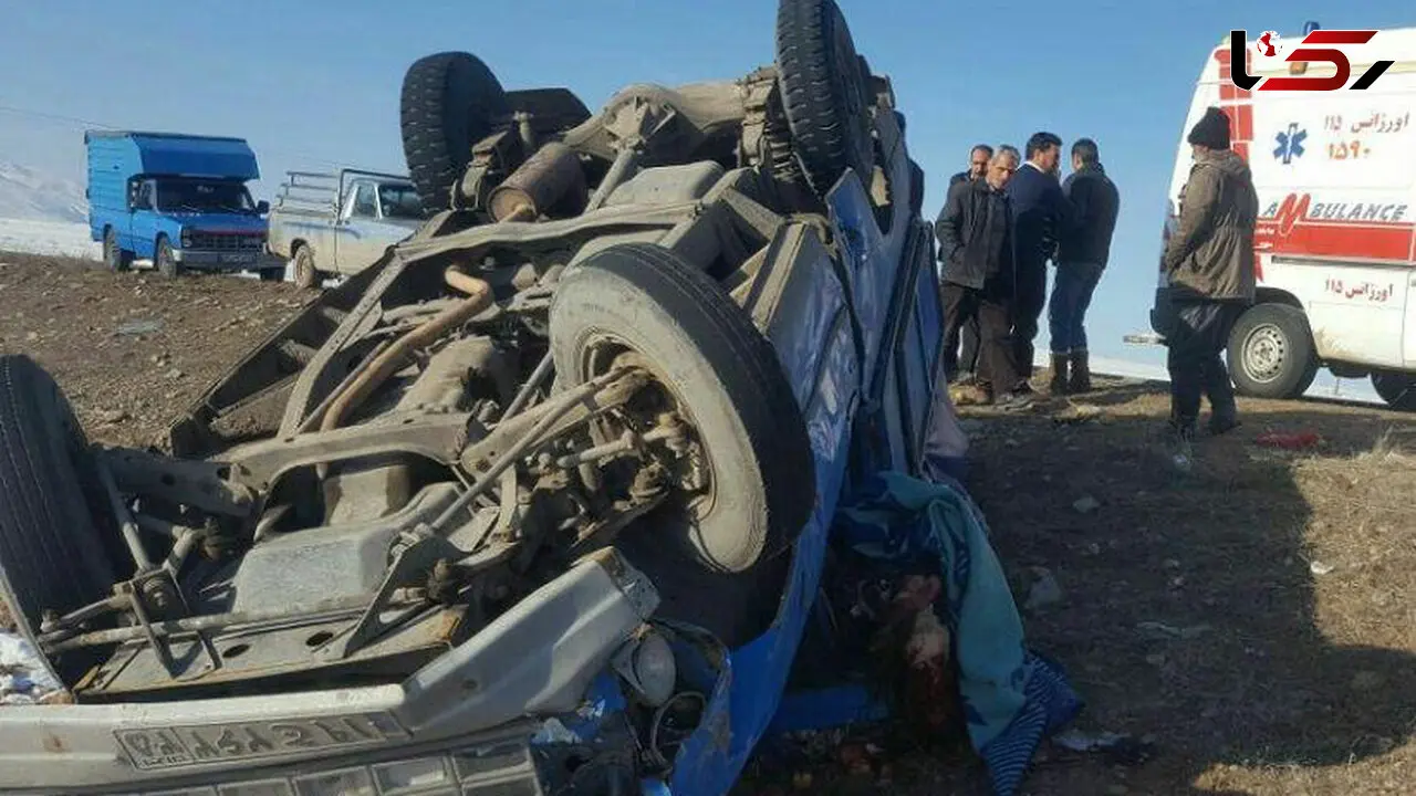 مصدوم شدن ۶ نفر در تصادف جاده شوش به اندیمشک