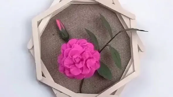 ساخت تابلو با چوب بستنی + فیلم
