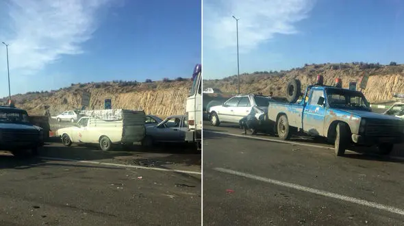 جزئیات کشته و مجروح شدن بیش از 30 نفر در تصادفات 24 ساعت گذشته / برخورد تریلی هوو با 15 سواری در سمنان +عکس