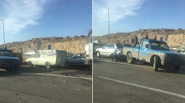 جزئیات کشته و مجروح شدن بیش از 30 نفر در تصادفات 24 ساعت گذشته / برخورد تریلی هوو با 15 سواری در سمنان +عکس