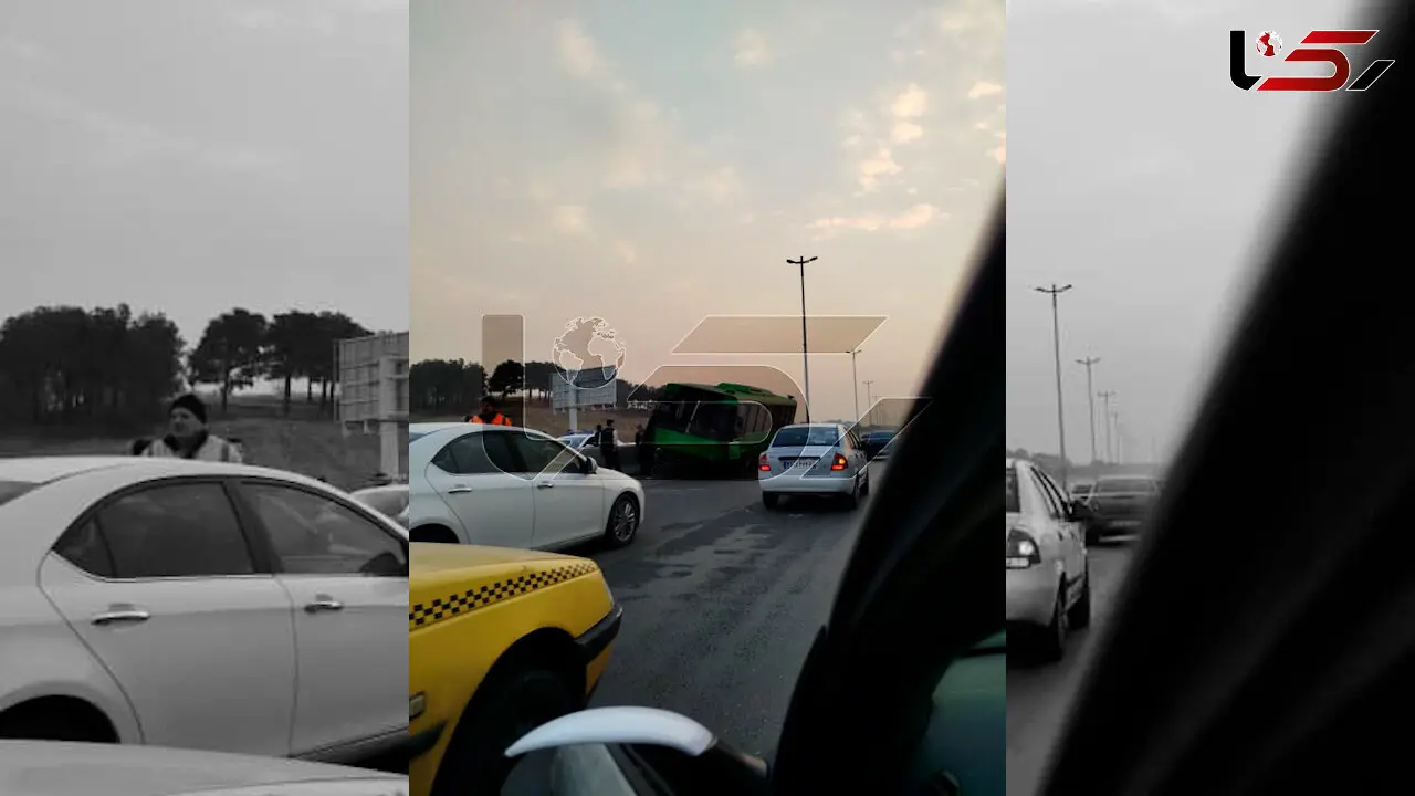 جزئیات جدید از تصادف اتوبوس در آزادراه تهران–کرج / مصدومان به بیمارستان منتقل شدند