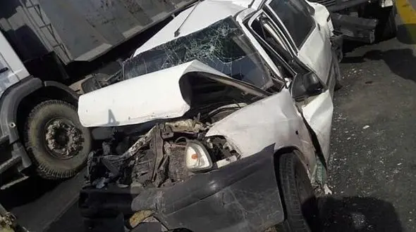 تصادف شدید در جاده خاوران +عکس