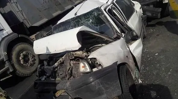تصادف شدید در جاده خاوران +عکس