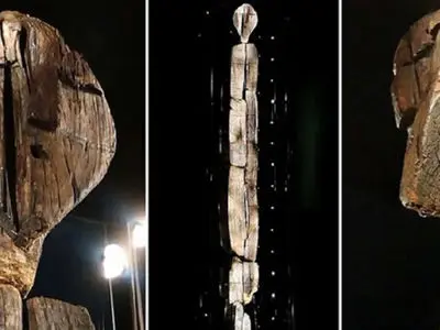 این مجسمه چوبی 2 برابر اهرام مصر قدمت دارد + عکس