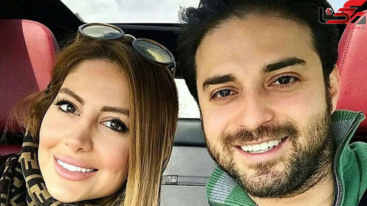 کیف و شال خوشرنگ همسر دوم بابک جهانبخش در کیش ! + عکس