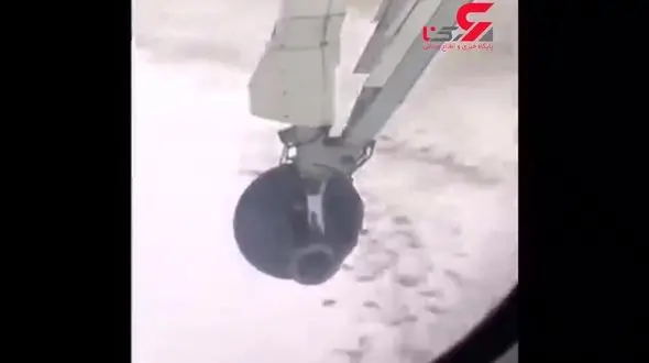 فرود اضطراری هواپیما در کانادا+فیلم