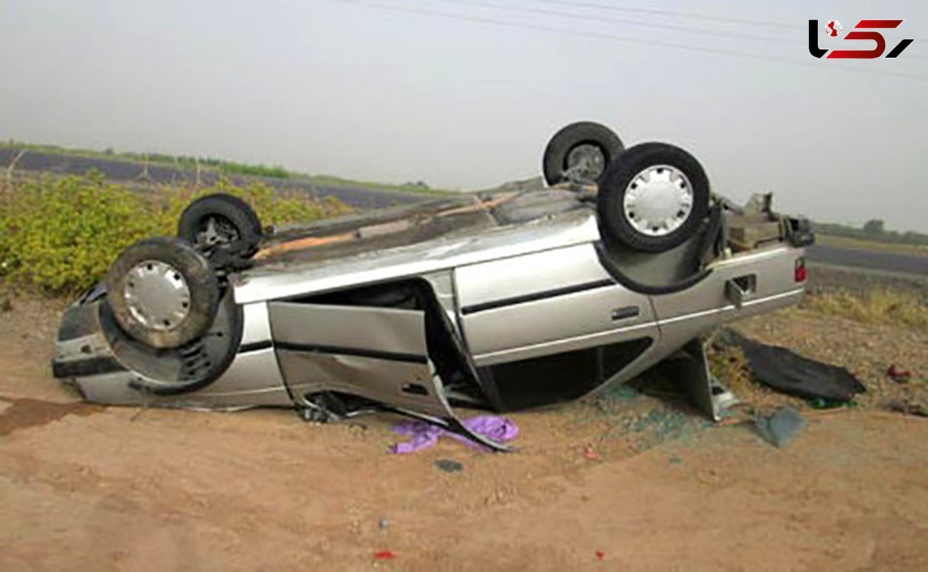 واژگونی خودرو در اردستان با 5 کشته و مجروح