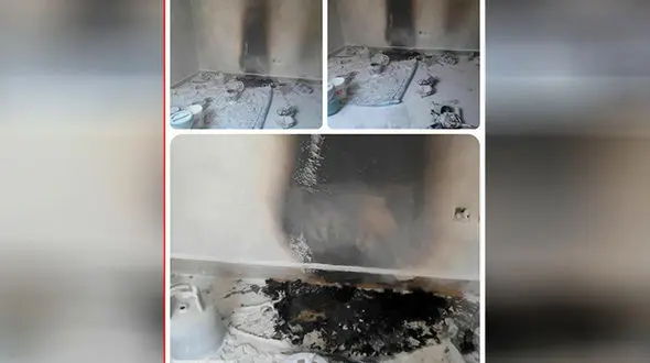 مصدوم شدن 4 نفر بر اثر انفجارکپسول پیک نیک در مهاباد +‌عکس