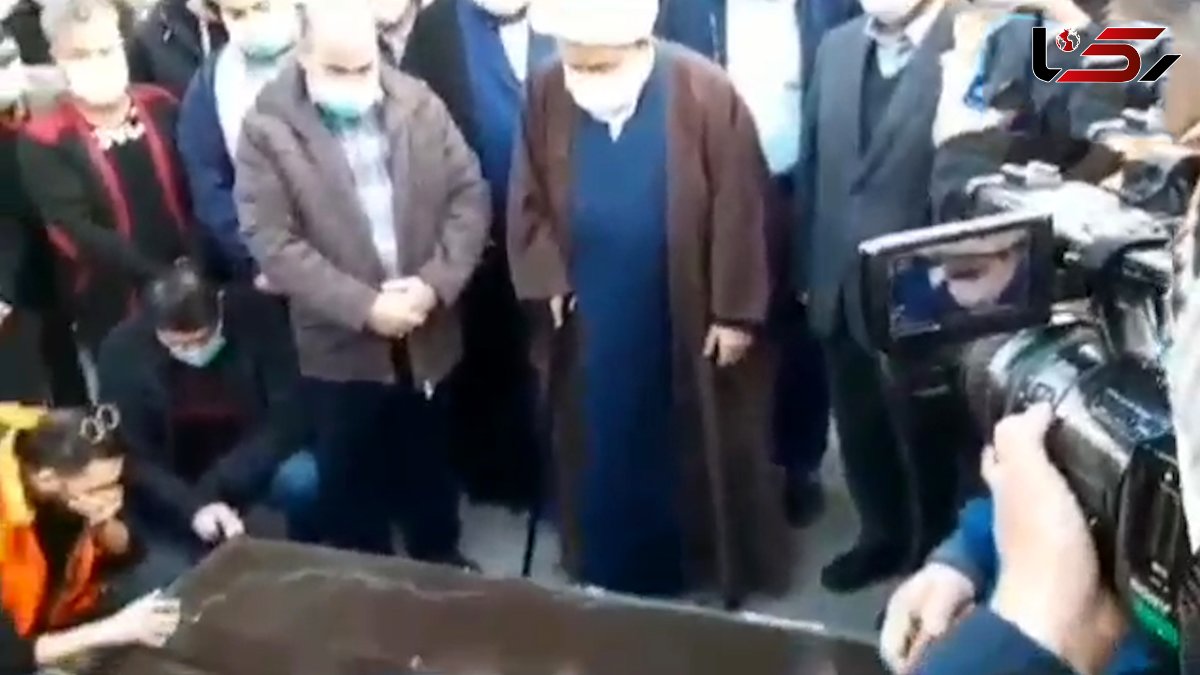 گریه‌های حجت‌الاسلام شیخ حسین انصاریان، بر پیکر برادرزاده‌اش