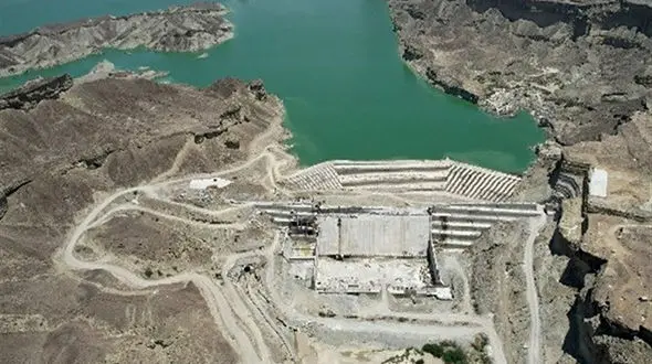 ‌آبگیری بزرگ ترین سد مخزنی سیستان و بلوچستان با دستور رئیس جمهوری