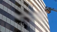 آتش سوزی بزرگ در برج دیپلمات کیش + فیلم