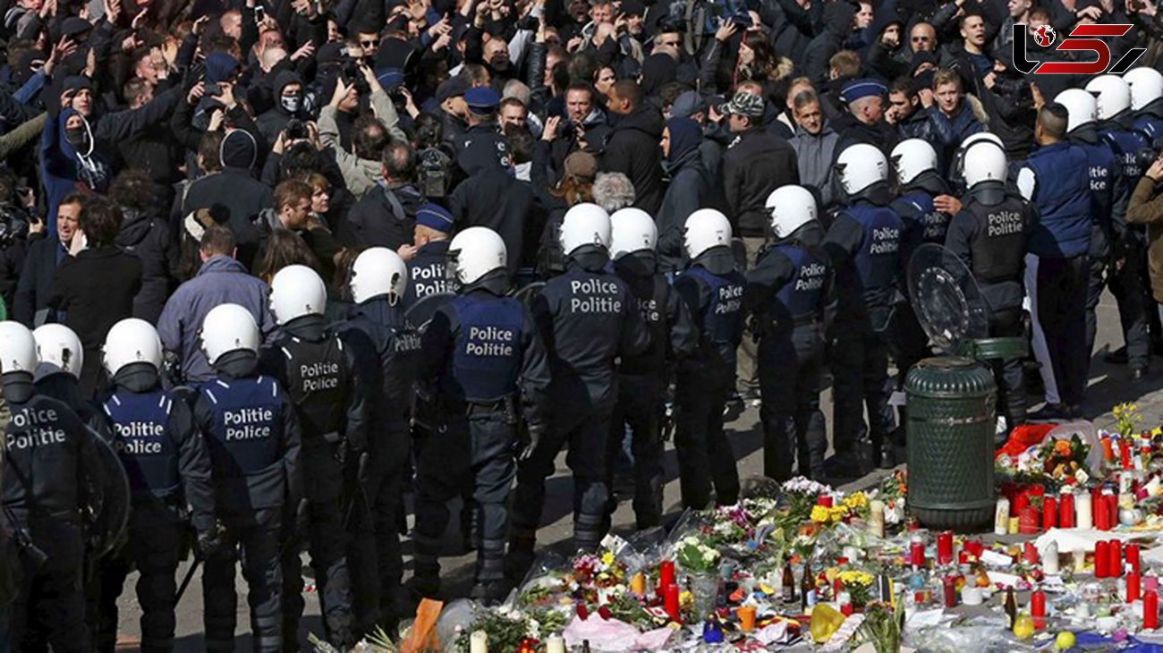 تظاهرات و درگیری در بروکسل/70 نفر بازداشت شدند 