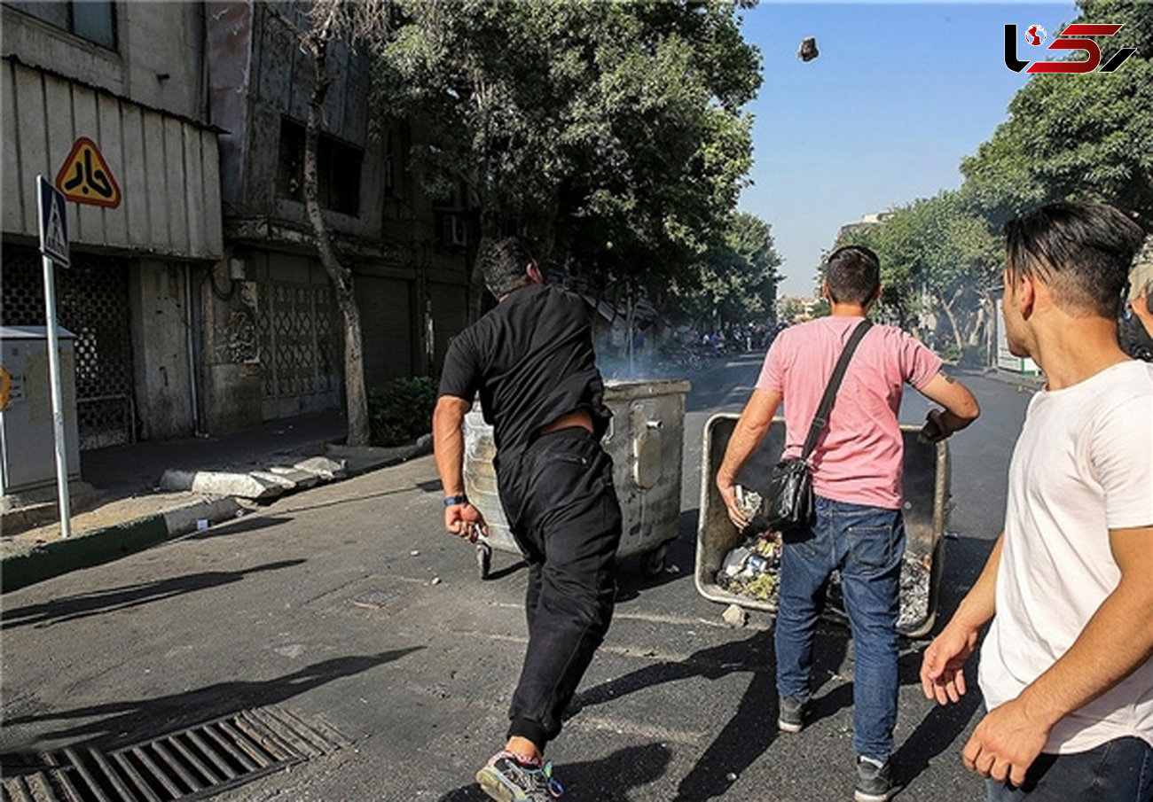 سوء‌ استفاده از تجمع صنفی/ اوباش هم خود را به خیابان های تهران رساندند + عکس