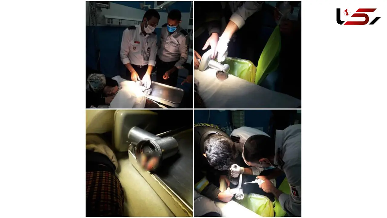 عکس چرخ شدن انگشتان دست پسربچه در چرخ گوشت / یزد