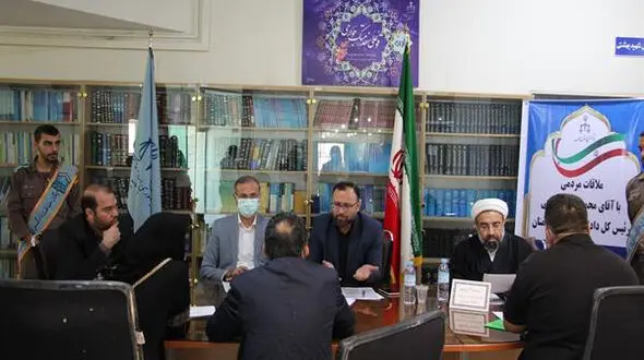 بازدید رئیس کل دادگستری سمنان از حوزه قضایی گرمسار