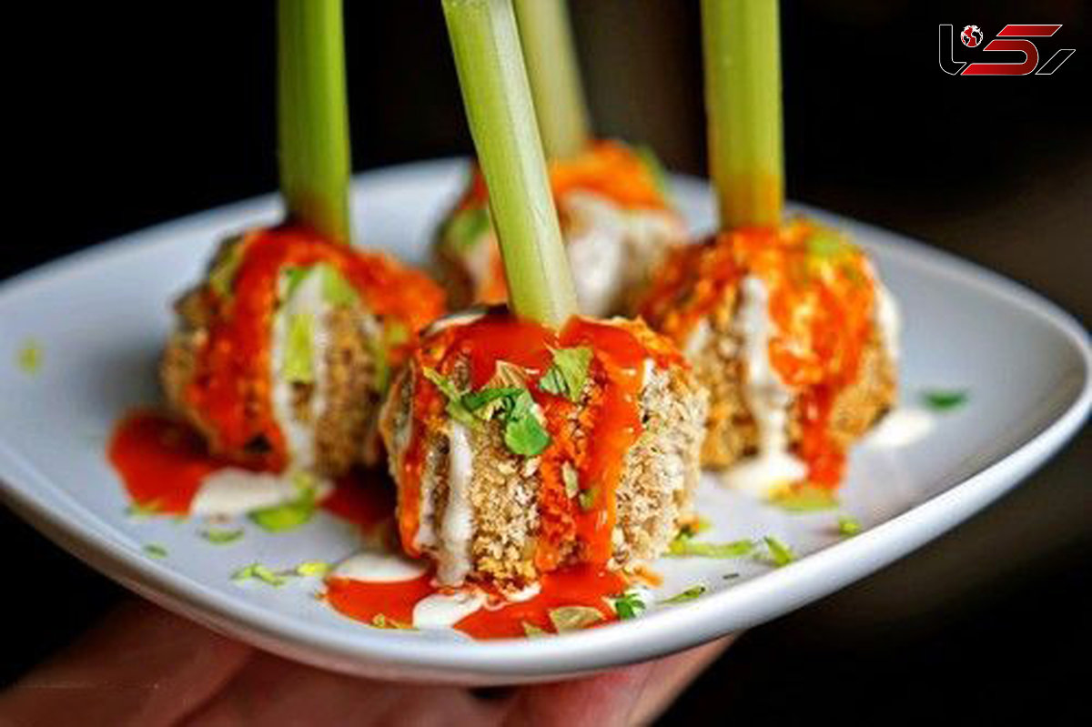 طرز تهیه فینگر فود سبزیجات/کوفته پنیری با ادویه کاری