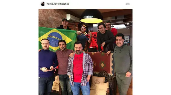 ناراحتی و خوشحالی بازیگران پرسپولیسی و استقلالی در یک قاب +عکس