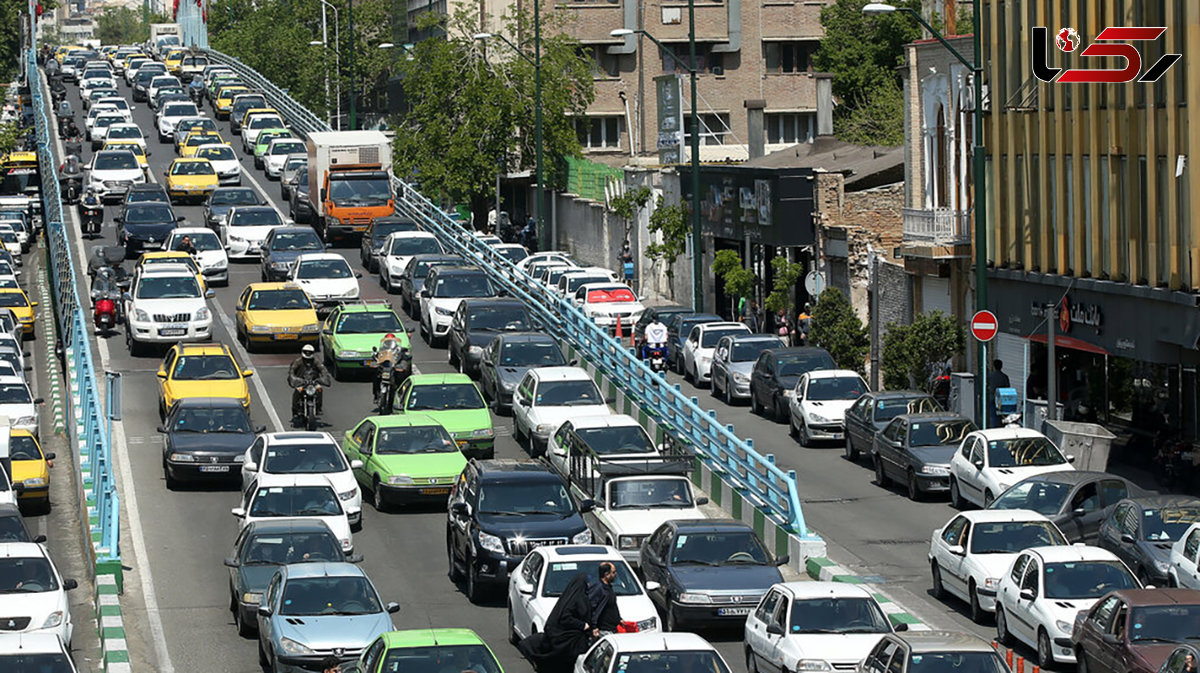 ترافیک سنگین در ورودی تهران / بارش باران در 3 استان