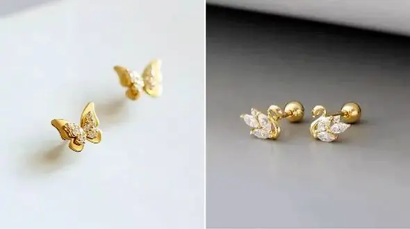 گوشواره کوچک طلا؛ بهترین انتخاب برای استایل‌ های شیک و روزمره