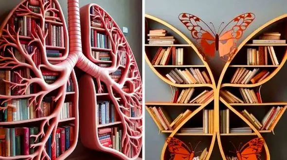 کتابخانه چوبی لوکس؛ 15 مدل الهام‌ بخش برای زیباسازی منزل شما