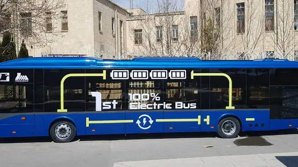 اتوبوس های برقی تولید داخل در مسیر ناوگان پاک