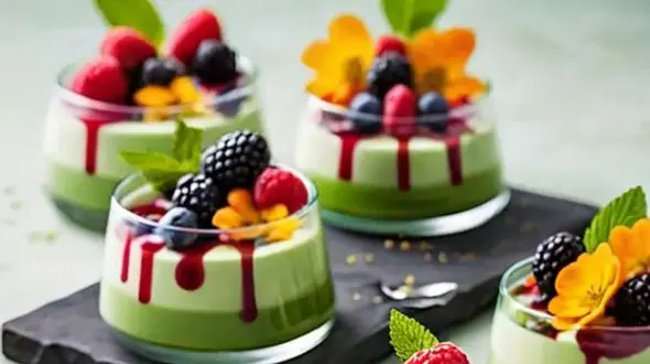 دیزاین دسر با میوه های رنگارنگ + عکس