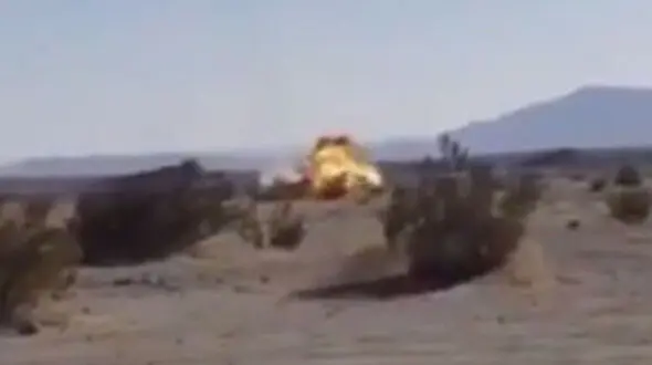فیلم لحظه سقوط وحشتناک جنگنده آمریکایی 