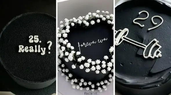 کیک تولد مشکی؛ انتخابی لوکس برای جشن‌ های خاص شما