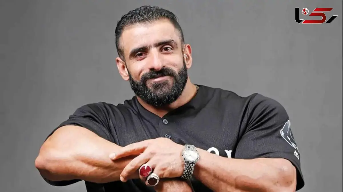 تغییر چهره گرگ پارسی با سِبیل های مشتی ؛ قهرمان بدن سازی با سبیل دسته دارش قابل شناسایی نیست +عکس