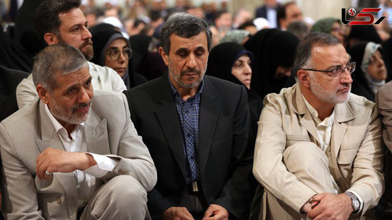 عکس / حضور محمود احمدی‌نژاد در بیت رهبری