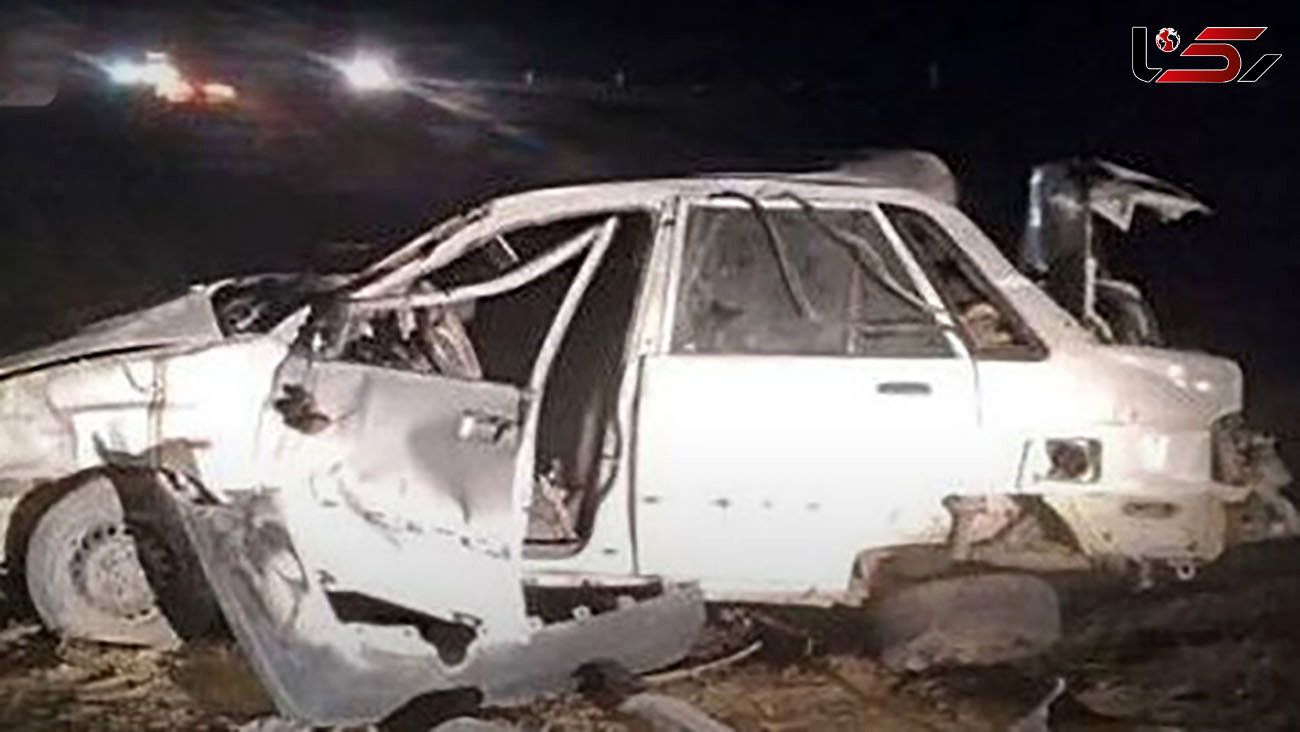 واژگونی ۲ پژو پارس و پراید با 7 کشته در جاده جهرم