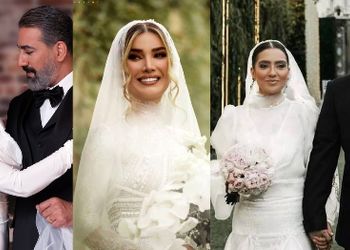 مقایسه زیبای لباس عروس محبوب ترین هنرمندان ایرانی/از لباس نوستالژیک مونا کرمی، نیلوفر پارسا با دنباله 3 متری، تا لباس کار شده متین ستوده...!