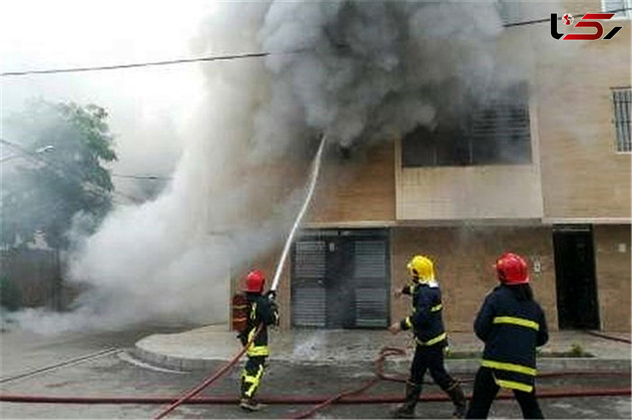 شارژر لپ تاپ باعث آتش گرفتن خانه ای در نوشهر شد