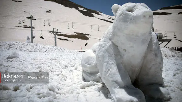 دومین جشنواره مجسمه های برفی و یخی در توچال+فیلم