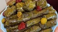 آموزش روش های پیچیدن دلمه برگ مو + عکس