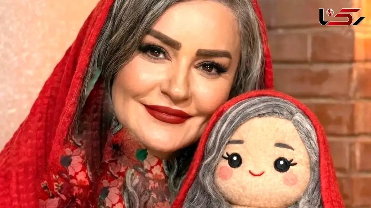 عکس ها / خلاقانه /  بازیگران ایرانی با عروسک هایشان /  از نعیمه نظام دوست و احسان علیخانی تا الناز شاکردوست و جواد عزتی