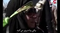 زن مسیحی در پیاده روی اربعین + فیلم