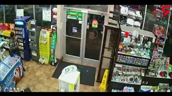 درگیری مسلحانه در یک پمپ بنزین + فیلم