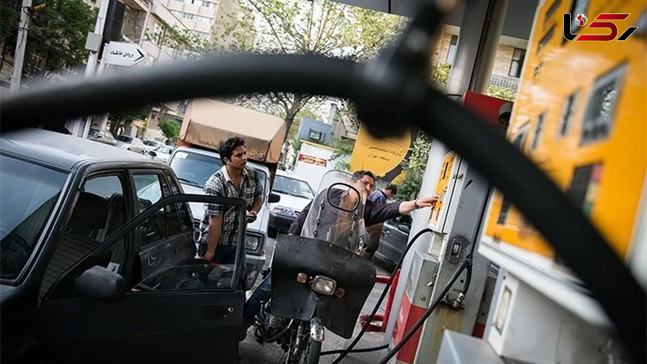 مصرف بنزین 2 برابر شد/صف طولانی پمپ بنزین در غرب تهران