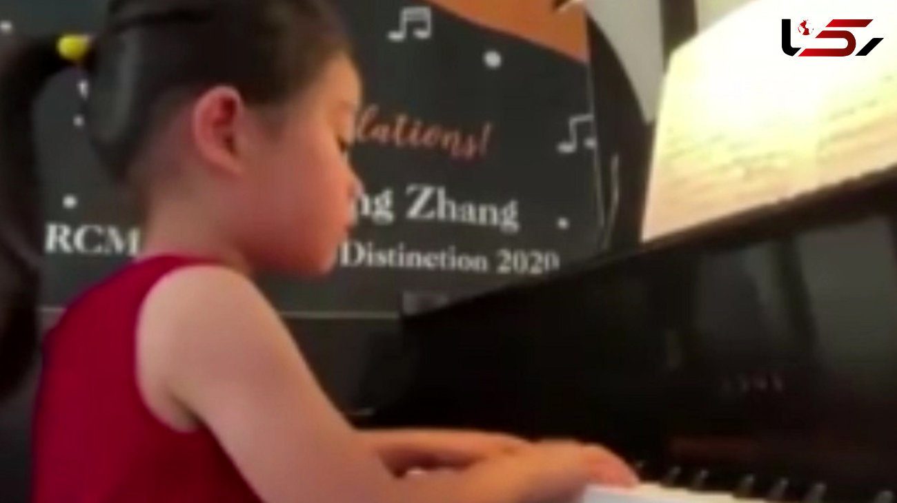 هنر دختر 4 ساله پیانیست را ببینید + فیلم 