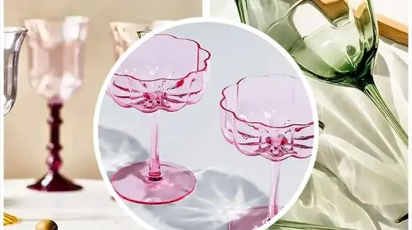 مدل‌ های خاص لیوان پایه‌ دار شیشه‌ ای برای میز پذیرایی شما | ترندهای سال 2025