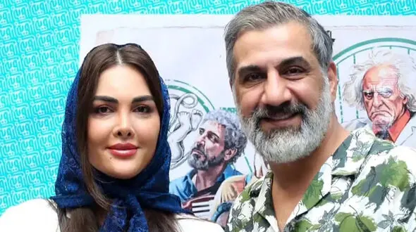 فیلم کلافه شدن الناز خانم همسر محمد نادری از حضور در اکران مردمی کلینیک رویا 